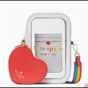 Kate Spade Pride North South bag with rainbow strap